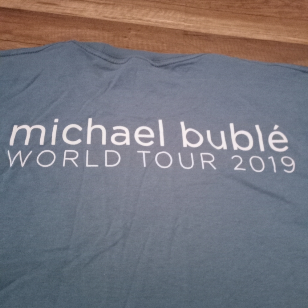 Unisex backstage local crew tour shirt.